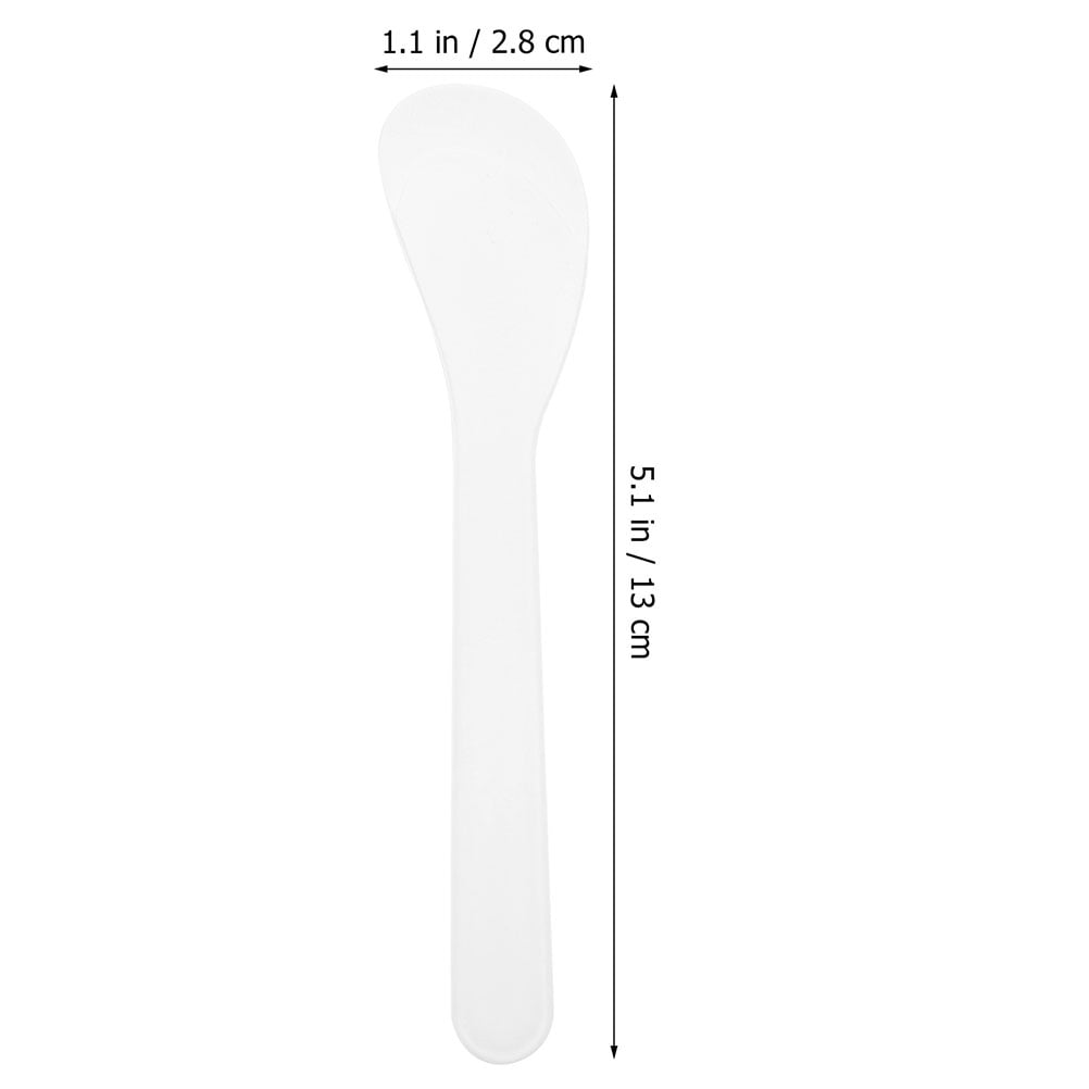 UNOMOR 50Pack Skin Care Applicator Mixing Plastic Makeup Spatula Tool On-the-go Makeup