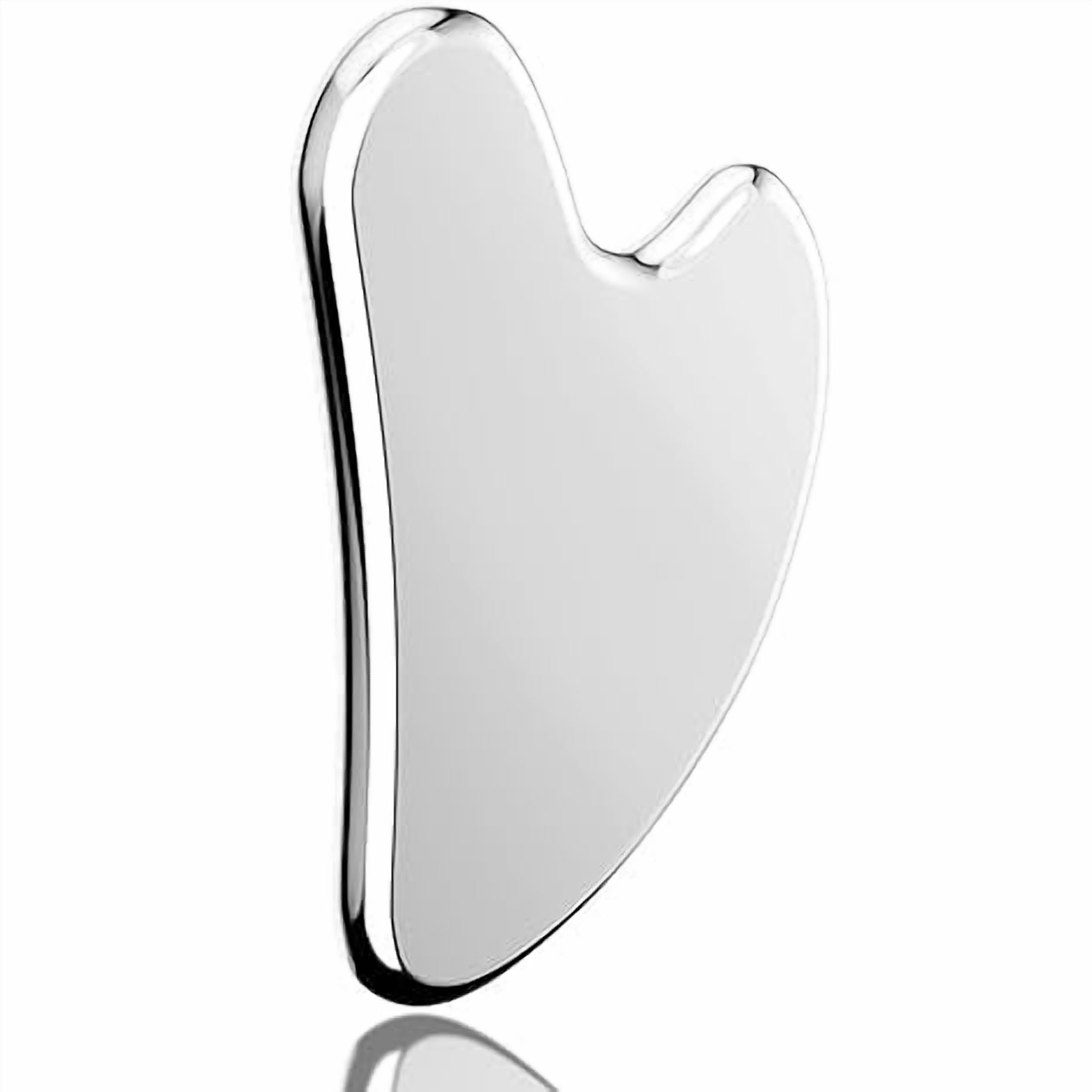 304 Stainless Steel Gua Sha Facial Tools 1 PC, Guasha Tool for Face or Body Massage, Massager Tool for Facial Care, Skin Care Tool for Body Treatment, Metal Gua Sha Beauty Essentials