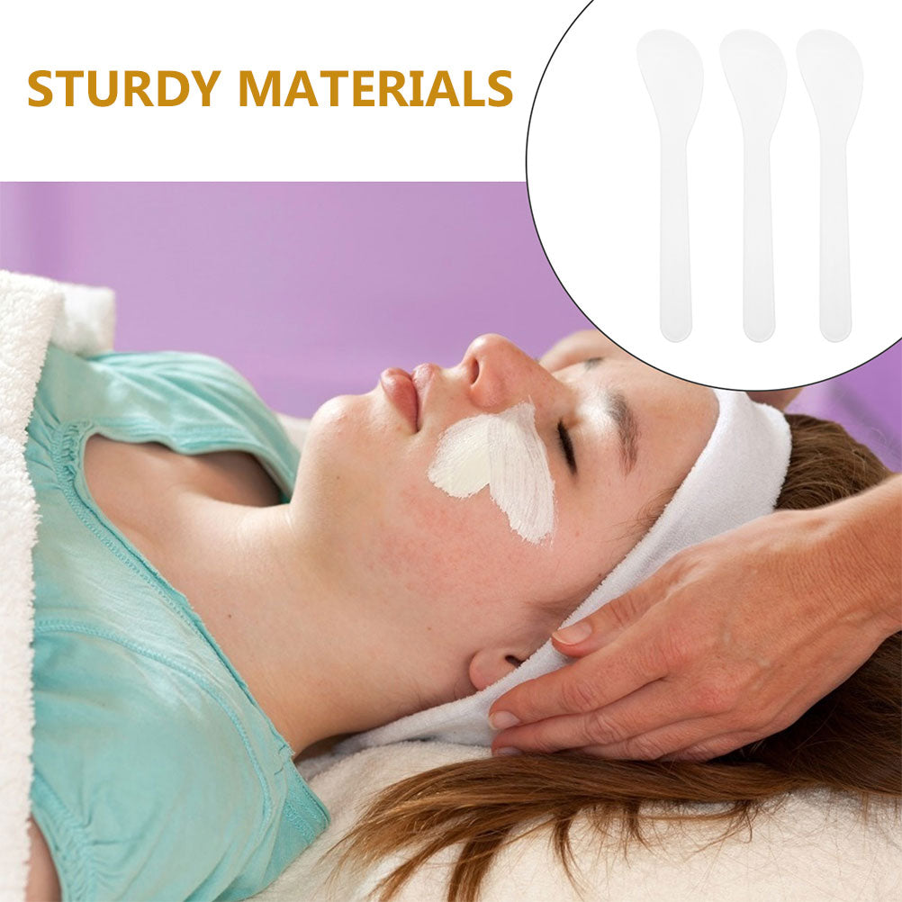 UNOMOR 50Pack Skin Care Applicator Mixing Plastic Makeup Spatula Tool On-the-go Makeup