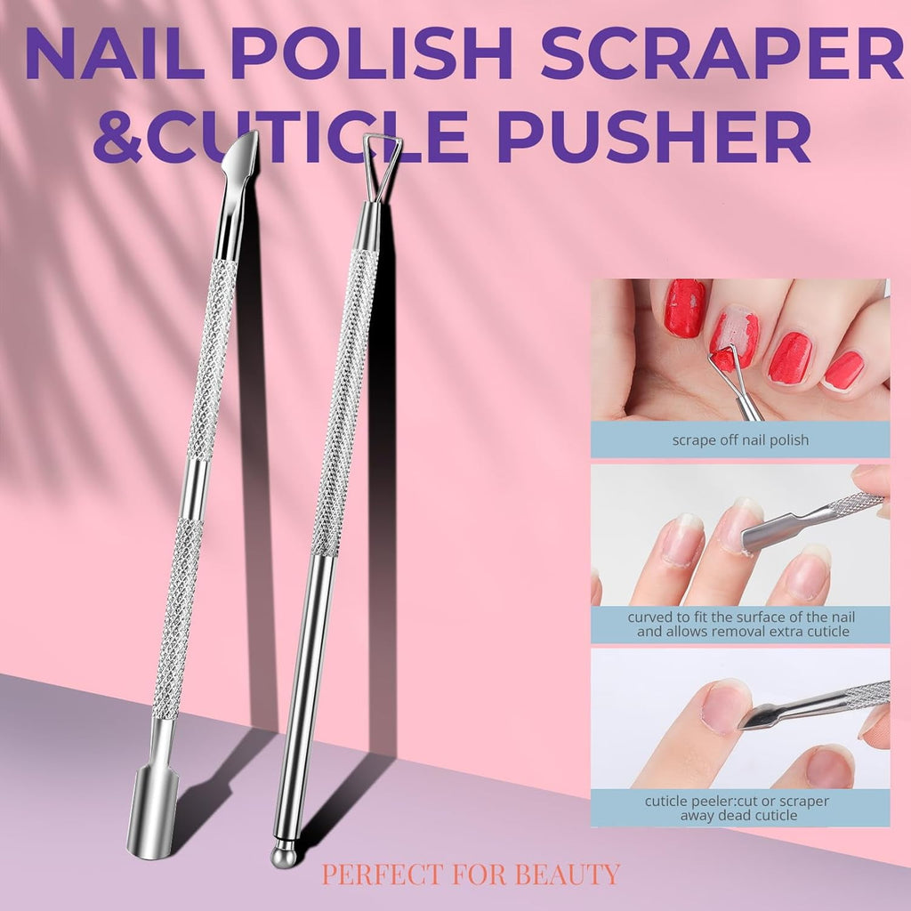 ODDPC 2Pack Nail Soaking Bowl Nail Soak Off Bowl Acrylic Gel Polish Remover Nail Art Spa Tool for Manicure