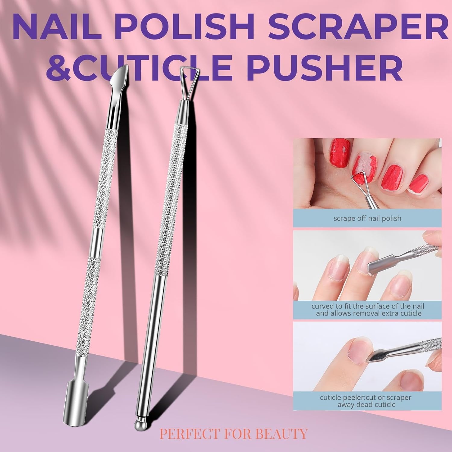 ODDPC 2Pack Nail Soaking Bowl Nail Soak Off Bowl Acrylic Gel Polish Remover Nail Art Spa Tool for Manicure