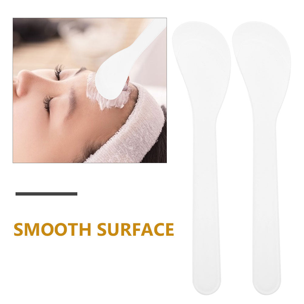 UNOMOR 50Pack Skin Care Applicator Mixing Plastic Makeup Spatula Tool On-the-go Makeup