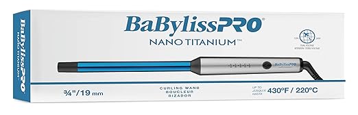 BaBylissPRO Nano Titanium .75" Curling Wand