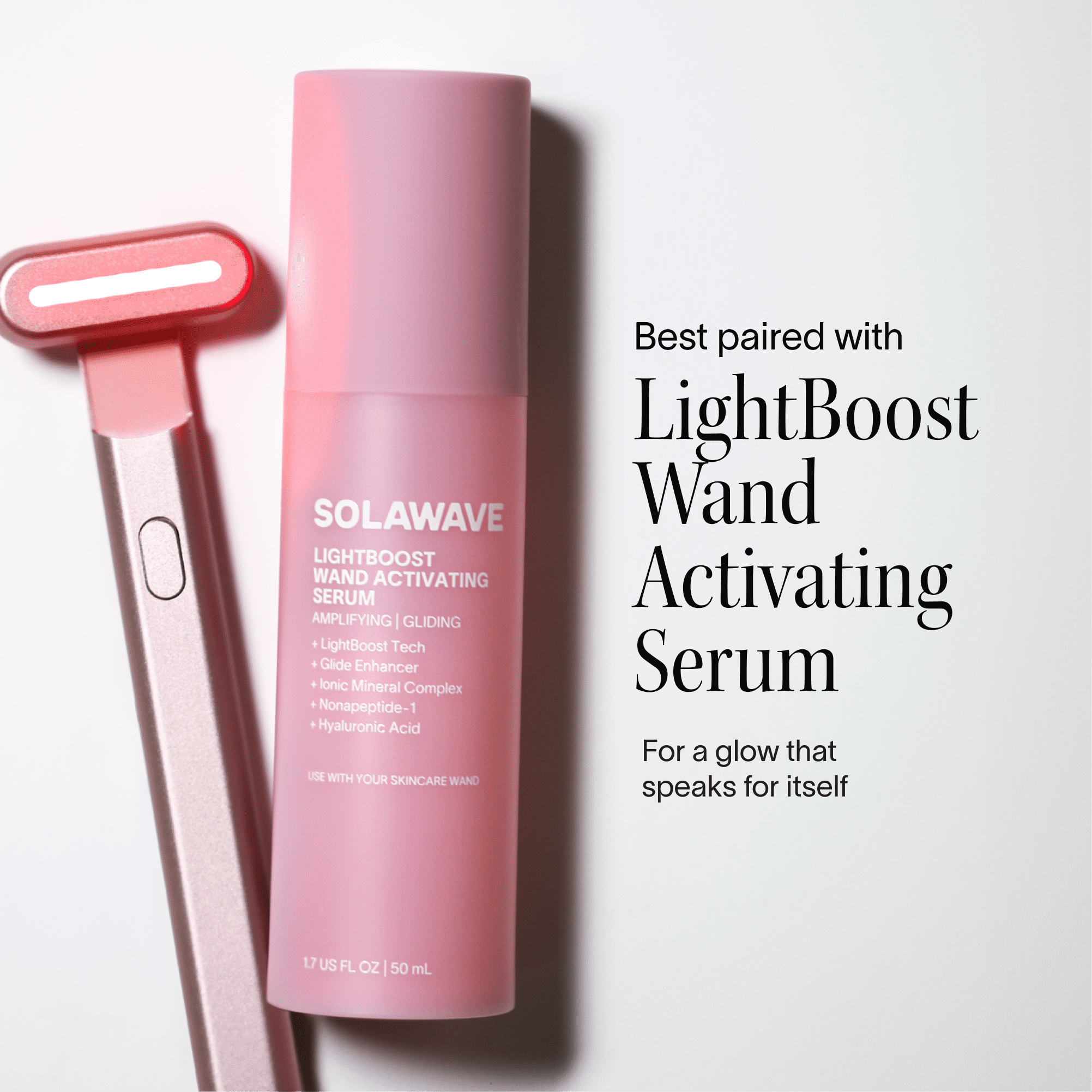 Solawave 4-in-1 Red Light Therapy Skincare Wand - Facial Massage, Galvanic Current, and Warmth - for Face & Neck - FDA Cleared